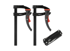 Bessey KLISETA  2 x KLI20 Black Edition Kliklamp + Multitool