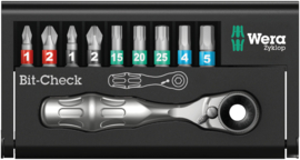 WERA Bit-Check 10 Zyklop Mini BiTorsion 1, 10‑delig  05057418001