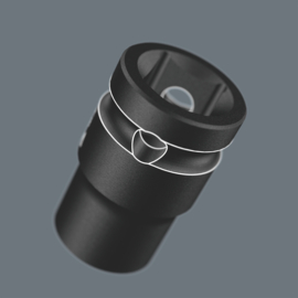 Wera 9724 Schuimrubberen inzetstuk met 8010 B Zyklop Comfort ratelset 1, 3/8", 16‑delig  05150114001