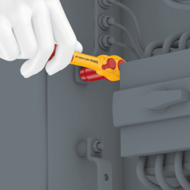 Wera 9726 Schuimrubberen inzetstuk met 8007 B Zyklop VDE ratelset 1, 3/8", 28-delig 05150116001