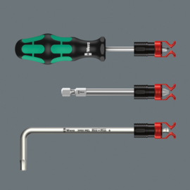 Wera 05134028001 Schroevendraaierset Werkplaats 9-delig Philips, Torx, Plat