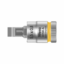 Wera 8700 A FL Sleuf Bitdop 0.8x5.5 mm 1/4"-aandrijving 05003320001