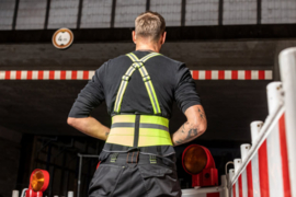 Kneetek Rugsteungordel BR 110 HiVis kniebescherming BR110XL