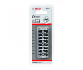 Bosch 2608522323 Impact 8 Delige bitset - PH1 / PH2 / PH3 / PZ2 / PZ3