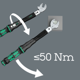 Wera 9558 Draaimomentset voor buisverbindingen, 10-50 Nm 05136062001