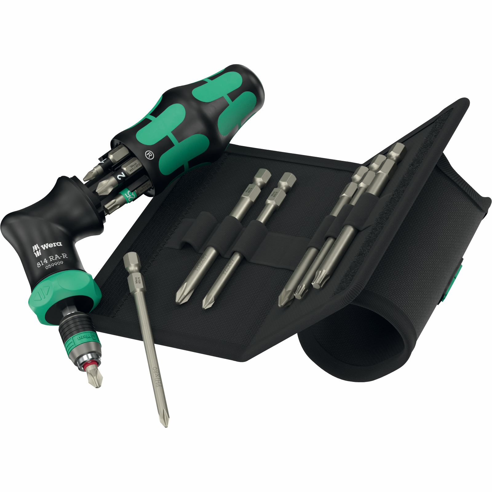 Wera Kraftform Kompakt Pistol RA -R 2, 13‑delig 05051536001