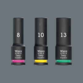 Wera 9728 Schuimrubberen inzetstuk voor Zyklop B, 3/8" Impaktor Deep doppenset 1 05150118001