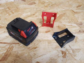 StealthMounts BM-MW18-RED-6 Accuhouder voor Milwaukee M18