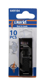 DAVID reservemes Trap/Hoek 0,6mm (10 St) 649104
