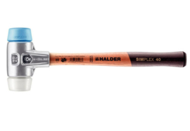 Halder 3117040 HAMER SIMPLEX ALUMINIUM SOFT-SUPERPLASTIC 40 MM