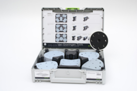 AKTIE SET Festool Granat schuurpapier RO125 in systainer + Zool