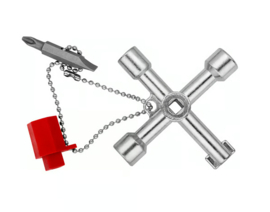 Knipex 00 11 03 Schakelkastsleutel Voor alle standaard schakelkasten en afsluitsystemen