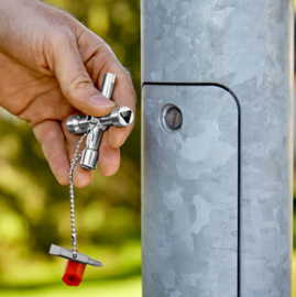 Knipex 00 11 03 Schakelkastsleutel Voor alle standaard schakelkasten en afsluitsystemen