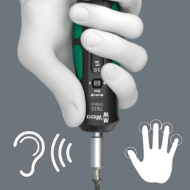 Wera 7510 Kraftform Safe-Torque Speed draaimomentschroevendraaier, 1-3 Nm 05075810001