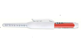 Diepgat markeerstift wit