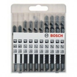 Bosch decoupeerzagenset Wood Basic, 10-delig 2607010629