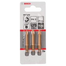 Bosch 2607001552 Philips Bit 49 mm Max Grip - PH2 (3st)
