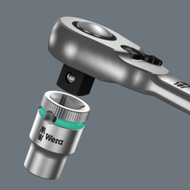 Wera 8004 B Zyklop Metal ratel met omschakelpal met 3/8" 05004034001