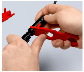 Knipex 97 49 66 2 Montage gereedschapset  zonne-energieconnector