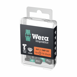 Wera 867/1 IMP DC TORX Impaktor  TX 25 x 25 mm, 10x 05057625001