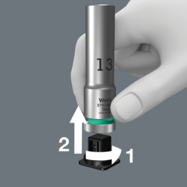 Wera Belt A Deep 1 Doppen set, met 1/4" - 9‑delig 05004525001