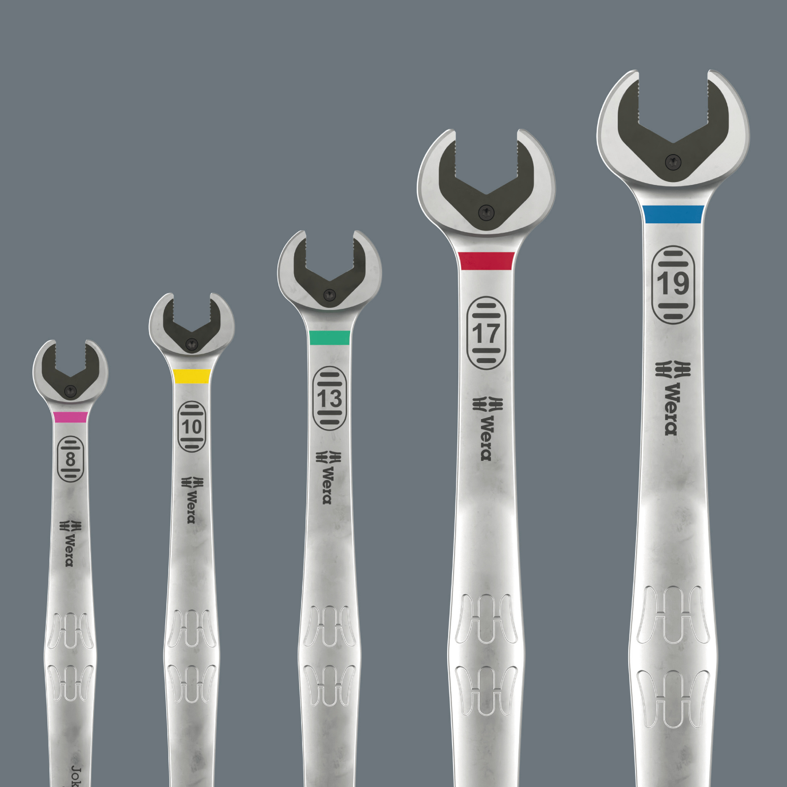 Wera 6007 Joker 5 set 1 Steek-ringratelsleutelset, 5‑delig 05020380001