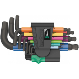 WERA 950/9 HEX-PLUS MULTICOLOUR STIFTSLEUTELSET  05133164001