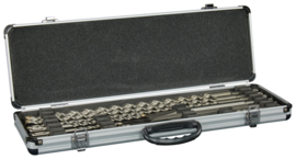 Makita 10-delige SDS Plus boor/beitel set in luxe aluminium koffer – D-21191