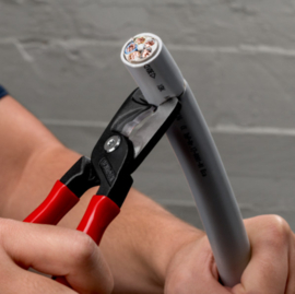 Knipex 95 11 225 StepCut® XL Kabelschaar met getrapte snede