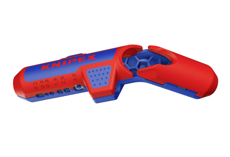 Knipex 16 95 03 SB Knipex 16 95 03 SB ErgoStrip® PV Abmantelungswerkzeug Ontmantelingsmes