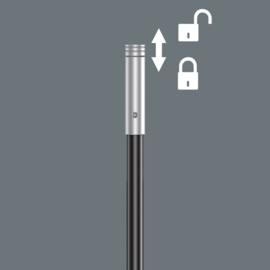 WERA 05028161001 393 S FLEXIBELE BITHOUDER 1/4", EXTRA-SLIM
