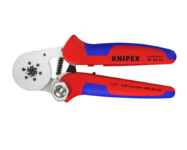 Knipex 97 55 14 Zelfinstellende krimptang voor adereindhulzen