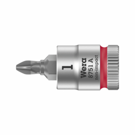 Wera 8751 A Zyklop Phillips Bitdop PH 1 met 1/4"-aandrijving 05003350001