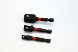 Milwaukee 4932479228 Impact Duty Adapter Set voor Doppen 1/4″-3/8″-1/2″ – 4932479228
