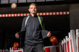 Kneetek Rugsteungordel BR 110 HiVis kniebescherming BR110XL