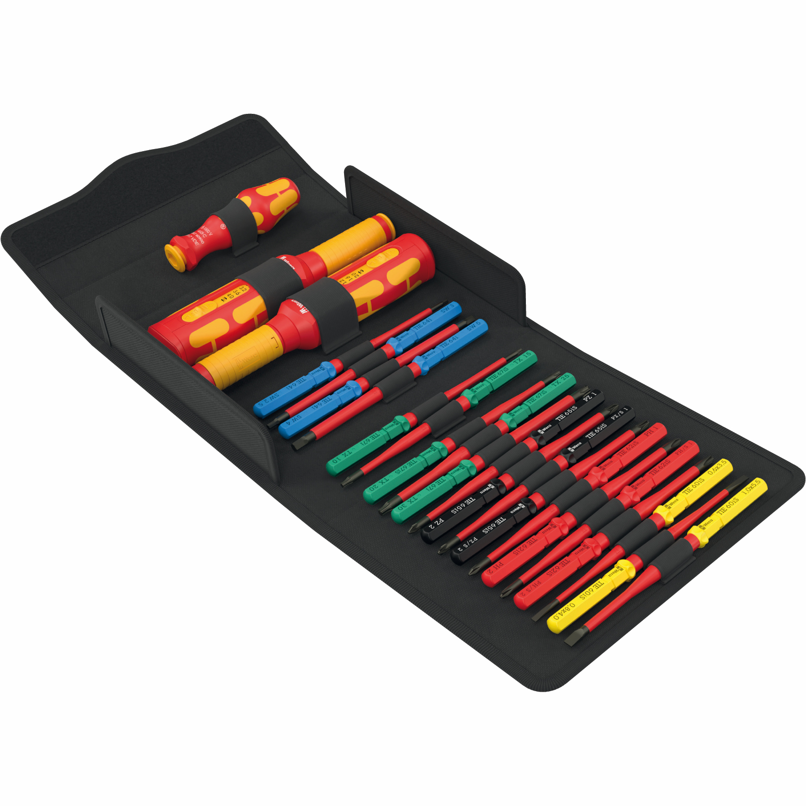 Wera Kraftform Kompakt VDE Safe-Torque Speed schakelkast set 1, 23‑delig