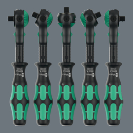 Wera Black Edition 8000 A SB Zyklop-ratel met 1/4"-aandrijving 05135880001