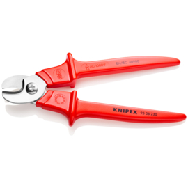 Knipex 95 06 230 kabelschaar Kunststof overmould handvatten