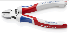 Knipex LIMITED EDITION Zijsnijtang 70 02 160 S7  Rood Wit Blauw