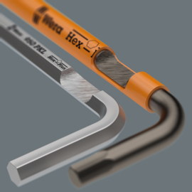 Wera 950/9 Hex-Plus Multicolour 1  inbussleutelset Kerst editie