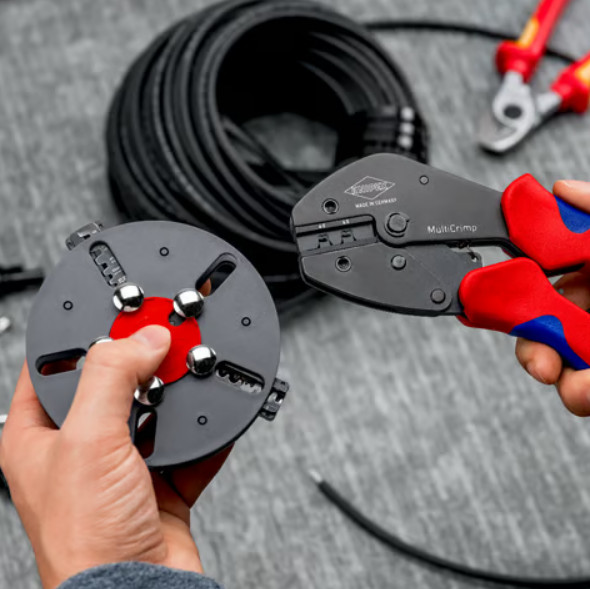 Knipex MultiCrimp Krimptang met wissellader 97 33 03