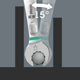 Wera 9641 Magneetstrip 6003 Joker 2 ringsteeksleutelset, 5‑delig 05020234001