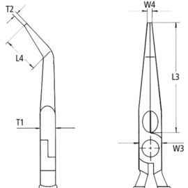 Knipex 31 25 160 Grijptang (naaldtang)