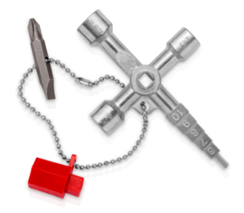Knipex 00 11 04 Professionele sleutel Voor gangbare afsluitsystemen