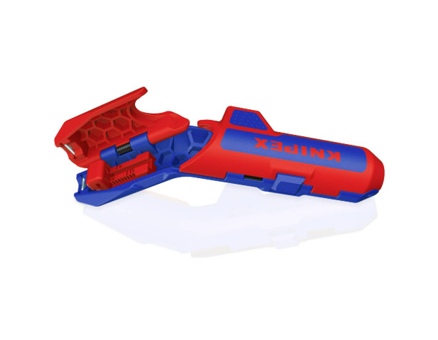 Knipex 16 95 03 SB Knipex 16 95 03 SB ErgoStrip® PV Abmantelungswerkzeug Ontmantelingsmes