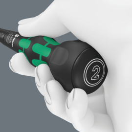 WERA PZ 2x100 Pozidrive Läsertip Ball-Grip 05007910001