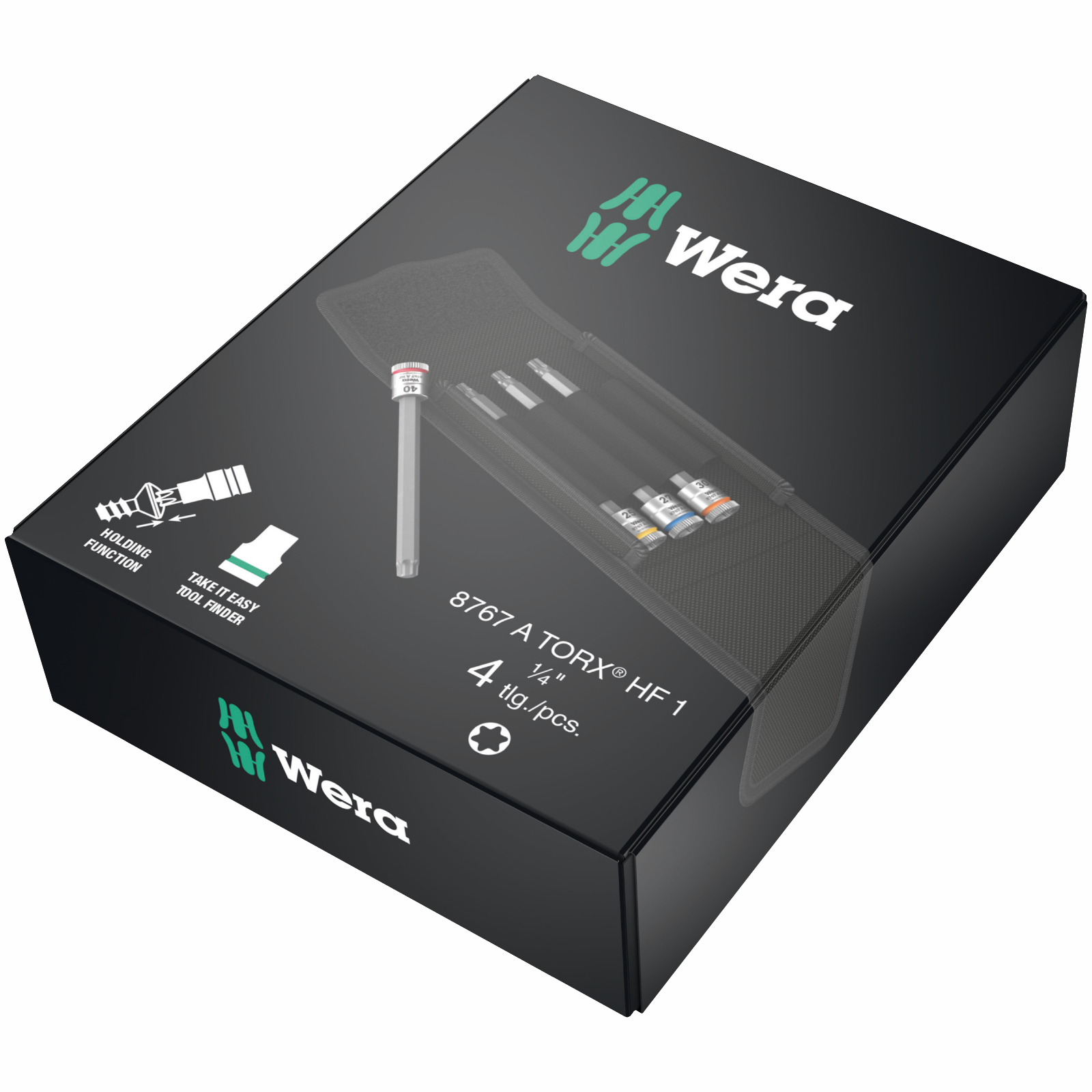 Wera 8767 A TORX® HF 1  Bitdoppen  1/4" aandrijving  05003375001