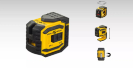 Stabila Laser LAX 300 Zelfnivellerende kruislijn-loodlijnlaser rood