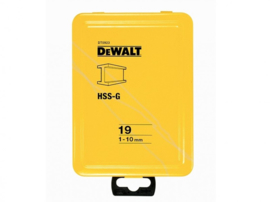 Dewalt DT5923 19-delige HSS-G borenset in metalen box
