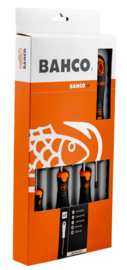 Bahco  BahcoFit schroevendraaierset met rubber greep, gleuf-, Pozidriv - 5-delig  B219.015